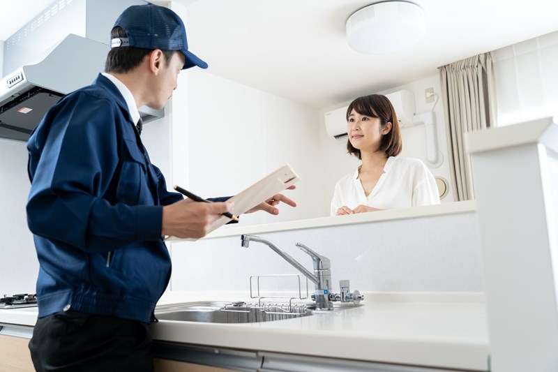 洗面台や蛇口の修繕工事