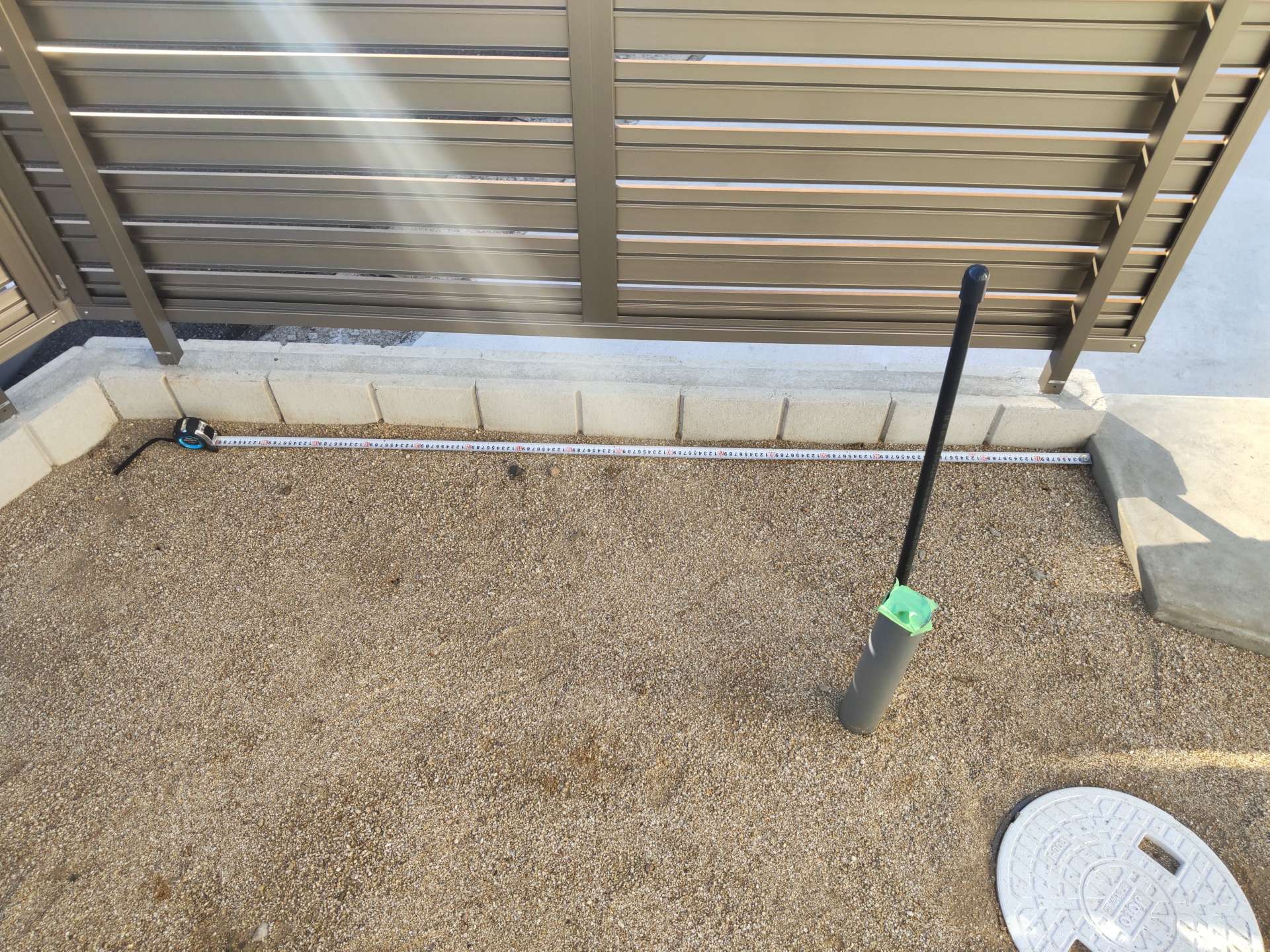 ガーデンシンク設置接続工事